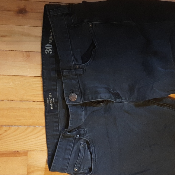 J. Crew Matchstick black jeans 30 regular - Picture 2 of 2